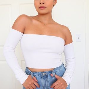 Off-the-Shoulder Crop Top